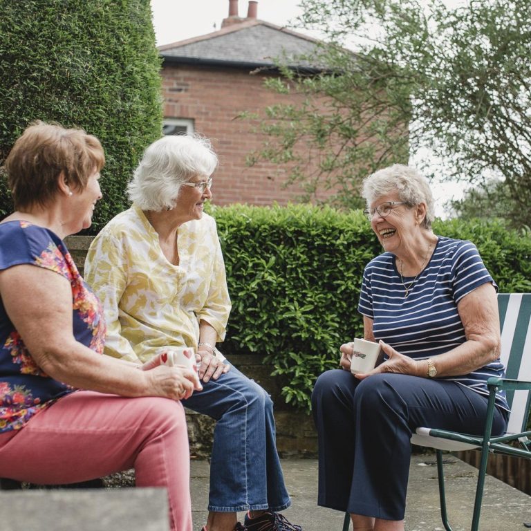 Senior Women in the Garden